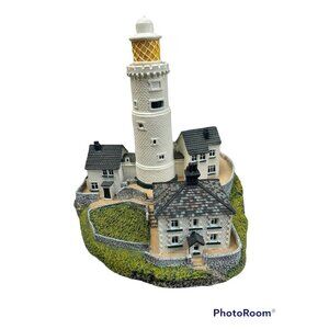 Dartmouth England Start Point Lighthouse Sculpture By The Danbury Mint 1993